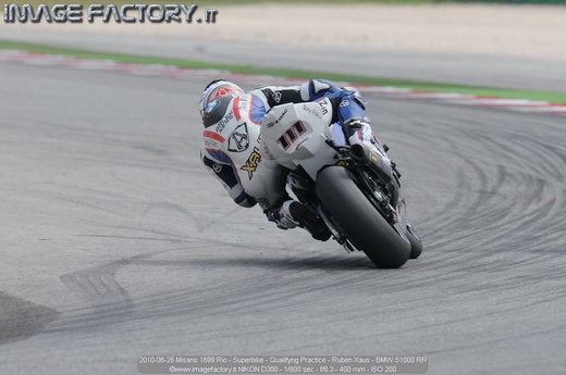 2010-06-26 Misano 1699 Rio - Superbike - Qualifyng Practice - Ruben Xaus - BMW S1000 RR